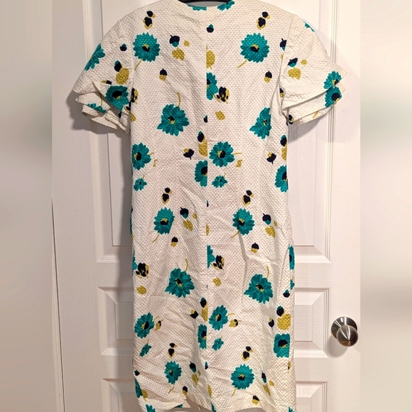 Vintage French Designer Louis Féraud Floral Button Down Dress with Pockets - Picture 3 of 7